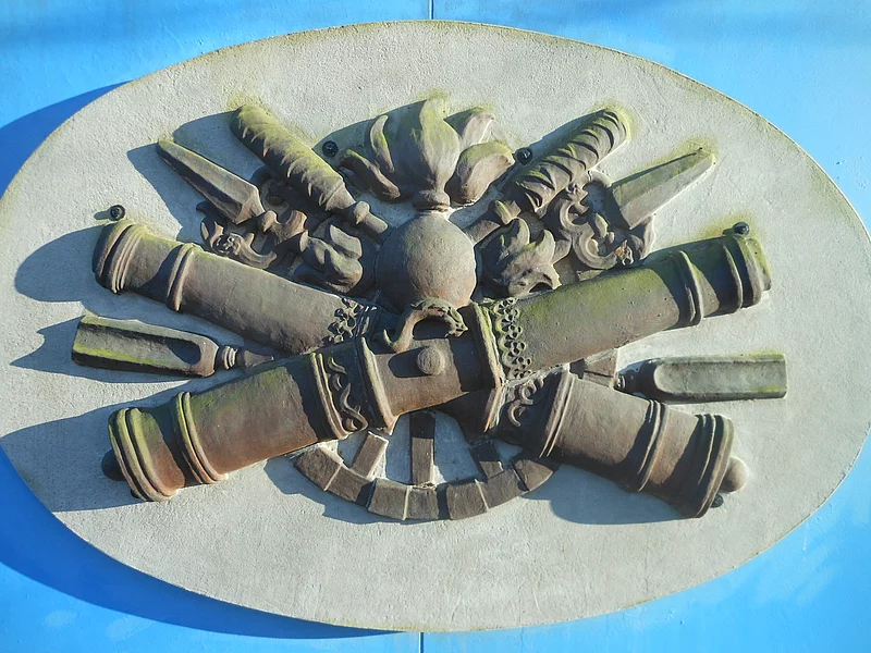 Dies ist ein Foto vom Glinder Wappen vom ehemaligen Heereszeugamt Foto: Stadt Glinde