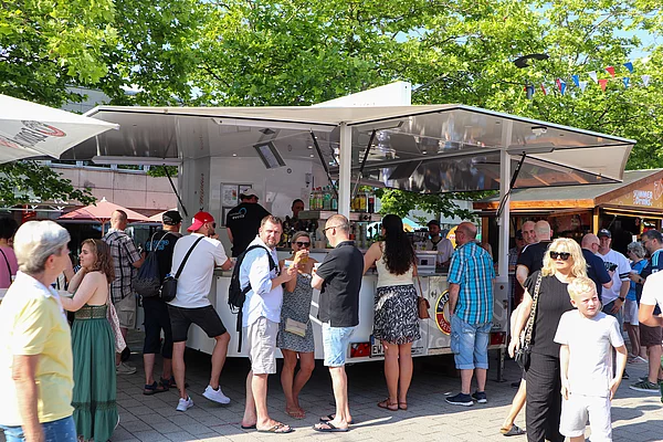 Ein Getränkestand