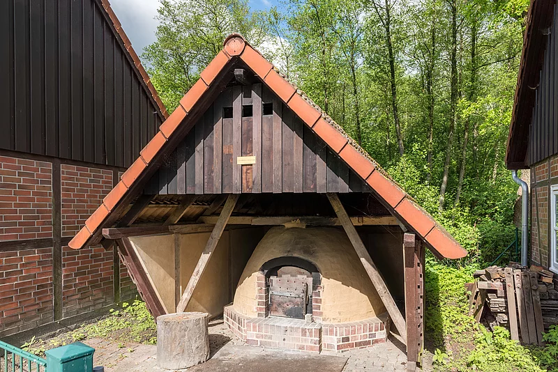 Dies ist ein Foto von Ausstellungstücken der Glinder Kupfermühle.