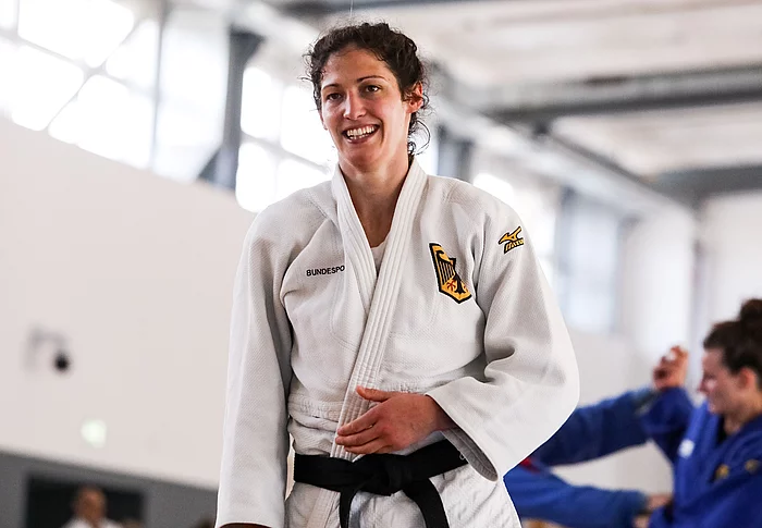Miriam Butkereit im Judoanzug 