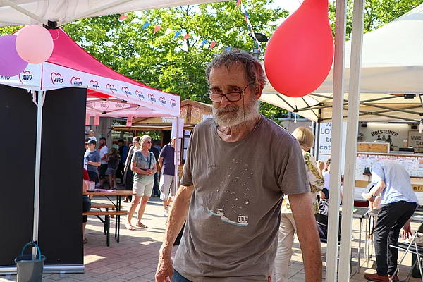 Ein Stand auf dem Markfest