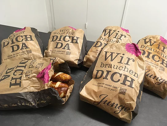 Die Fairtrade Klima Kaffee Tour wurde von 'Junge - Die Bäckerei verpflegt. Foto: U.Mueller-Kopsch