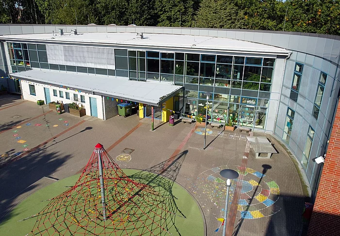 Grundschule Wiesenfeld von oben