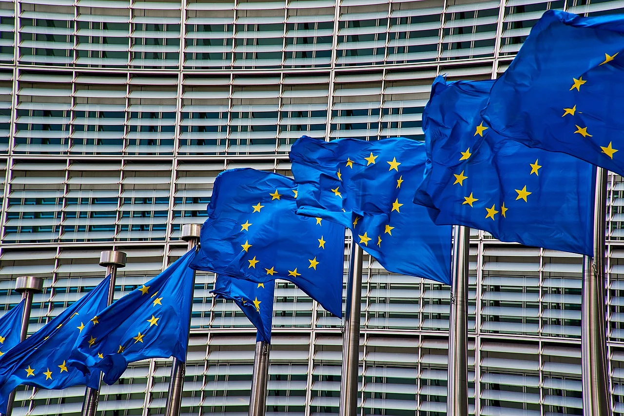 Europa Flaggen Brüssel
