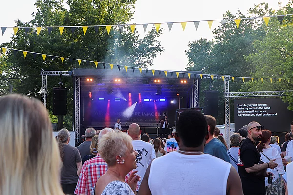 Blick zur Marktfest-Bühne