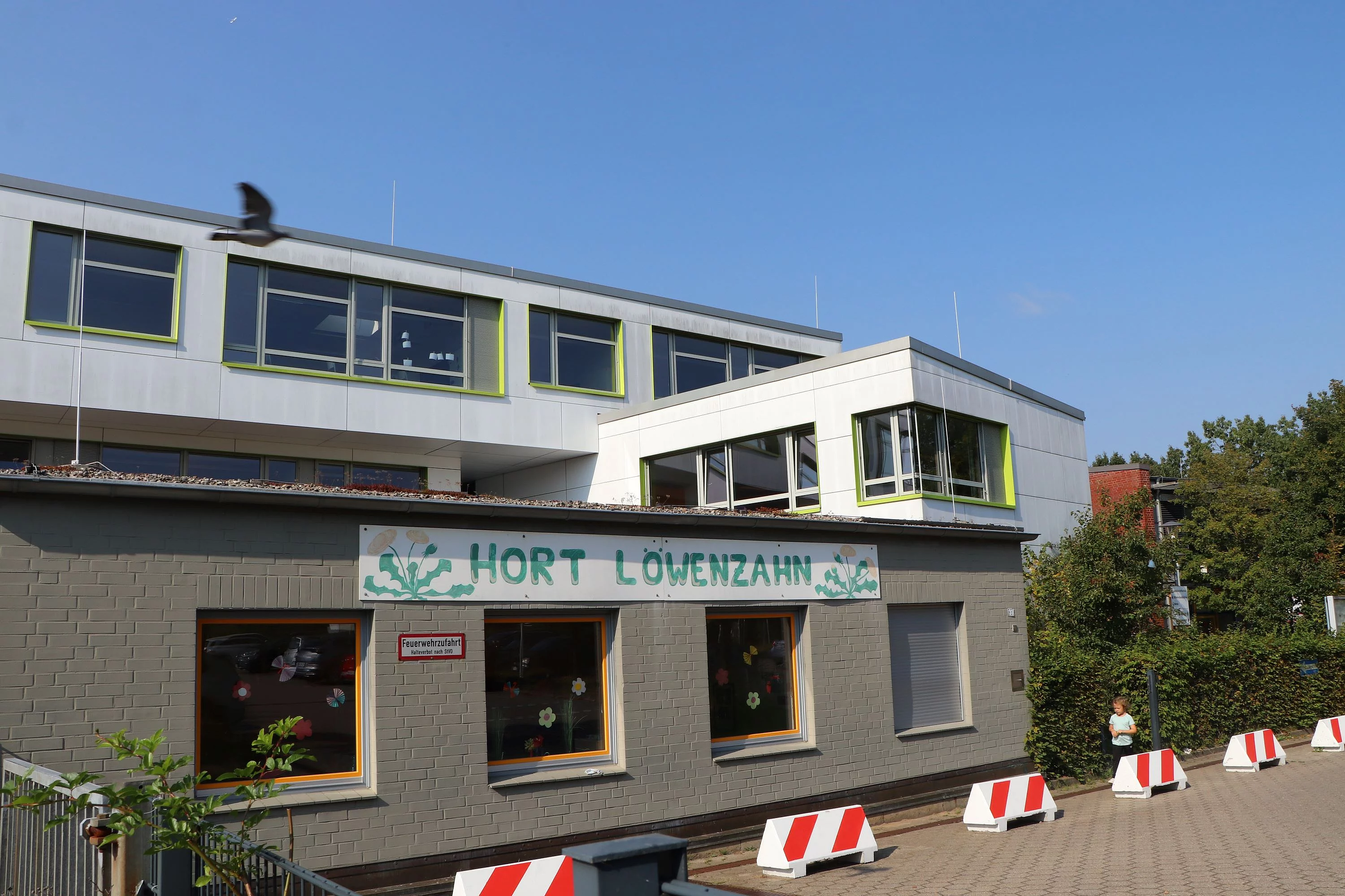 Das Gebäude des Hort Löwenzahn Wiesenfeld