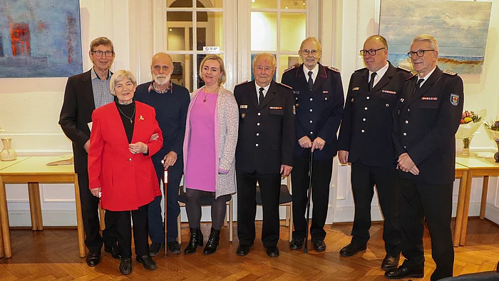 Gruppenfoto der geehrten Personen.