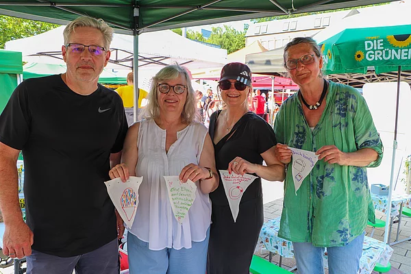 Ein Stand auf dem Markfest