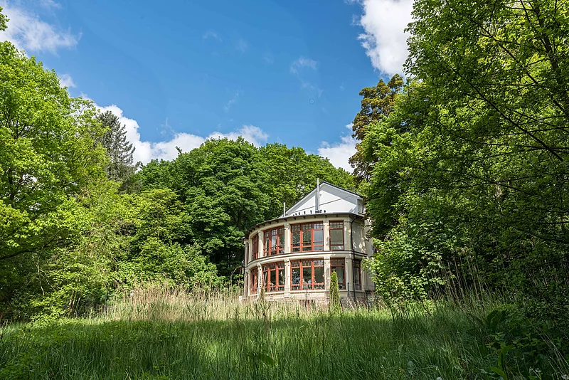 Dies ist ein Foto von der Glinder Gellhornpark-Villa.
