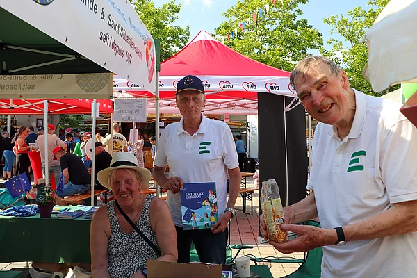 Ein Stand auf dem Markfest
