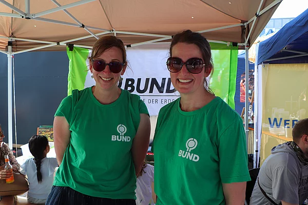 Ein Stand auf dem Marktfest.